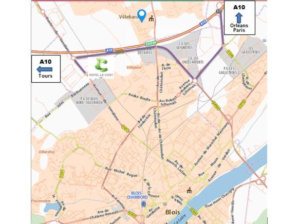 Hotel Le Cosy Blois Villebarou Zewnętrze zdjęcie